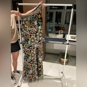 COPY - Mac Duggal Floral Sequin-Embroidered One-Shoulder Gown